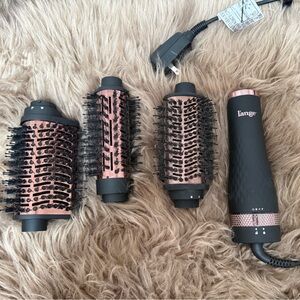 Lange Black and Rose Gold Hair Tool Set